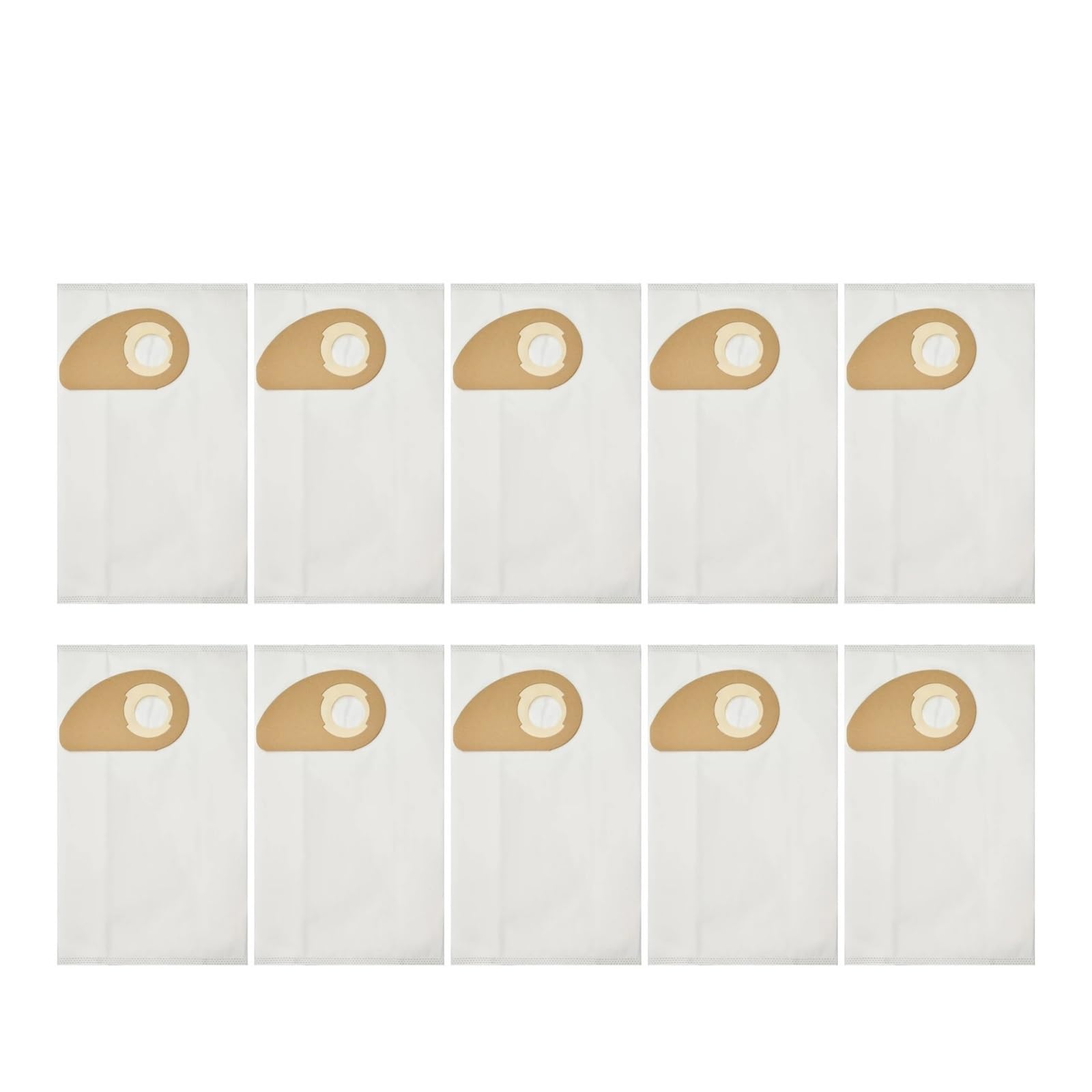 EEZII 10PCS Vacuum Cleaner Bags, Compatible For Nilfisk, Buddy II Wet And Dry Vacuum Cleaners Dust Bag