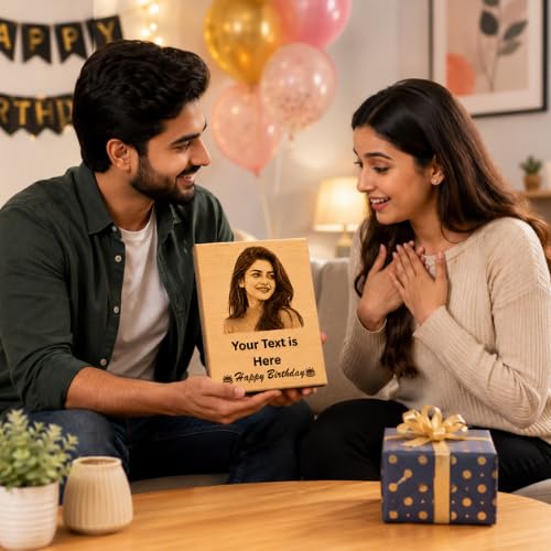 Image of Customized Personalised Engraved Wooden Photo Frame For Gift, All Shapes and Sizes for Everyone (Normal-6x4-Desi-1)