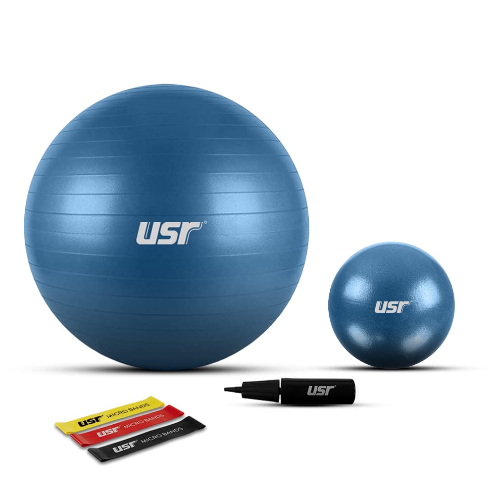 USR 25+65 Cm Pilates Topu + Pompası + 3 Micro Bant