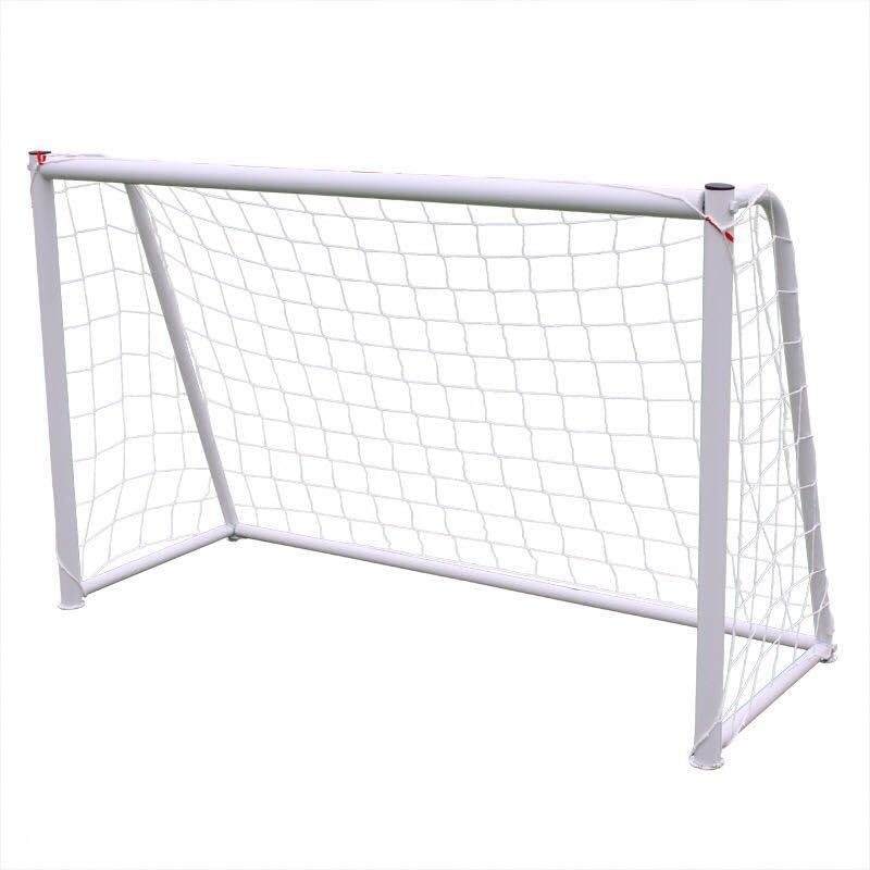 F2C Portería De Fútbol De 12 X 6 Pulgadas, 2 Piezas Para Patio Trasero, Marco De Acero Resistente Con Red Para Niños, Ayuda De Entrenamiento De Tiro De Fútbol Portátil Para