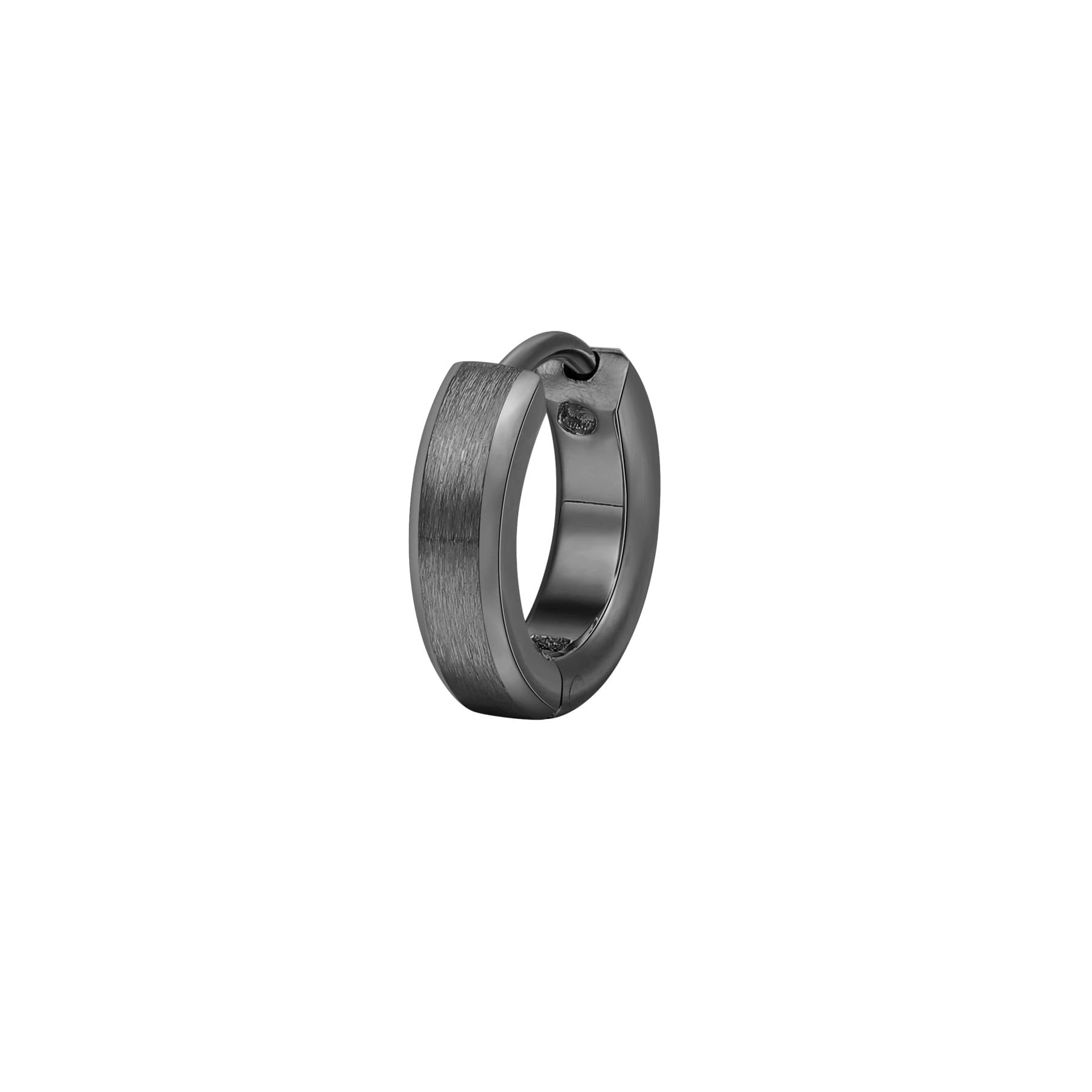 Brosway Orecchino Singolo Uomo, Orecchino a Cerchio in Acciaio | Collezione INK - BIK22