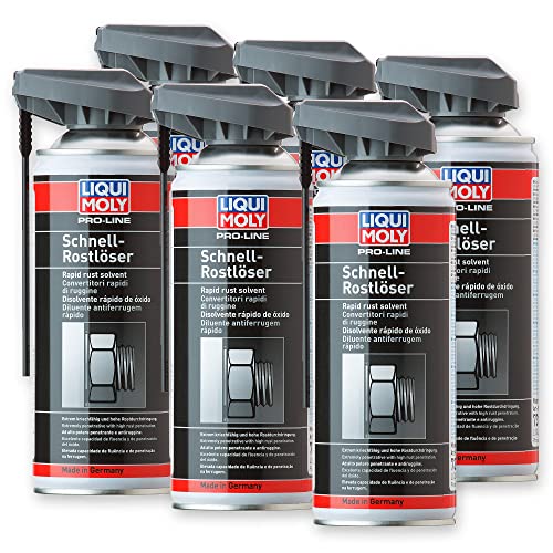 6x LIQUI MOLY 7390 Pro-Line Schnell-Rostlöser Spray Rust Remover 400