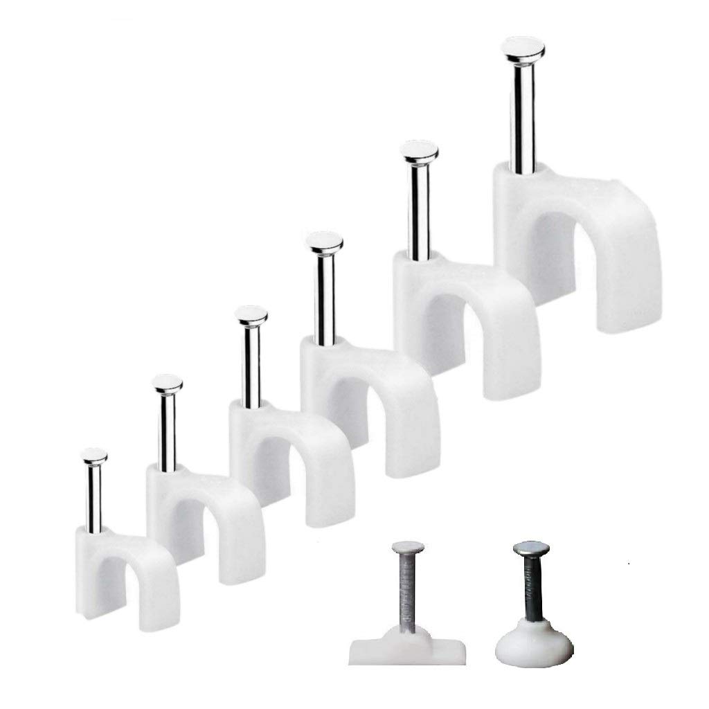 CARE N TOUCH 800 pcs Cable Clips combo Set with Steel Nails 4mm 5mm 6mm 7mm 9mm 12mm and Batten flat Clip + Batten Round Clip Set Cable Management for all type Cable wire (B08Q8DJDGD) Amazon Price History, Amazon Price Tracker