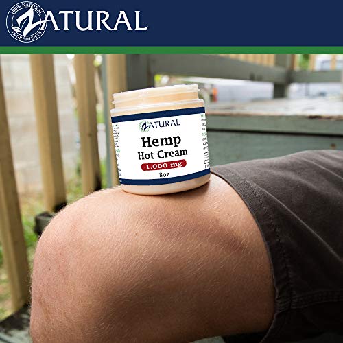 Zatural Hemp Hot Cream 1,000mg with Essential Oil Blend, Aloe, Hemp, and more (1,000mg) - Image 6