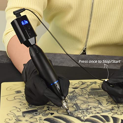 ATOMUS Tattoo Wireless Power Supply DC Connector with Switch Controller