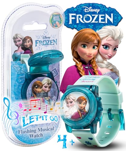 Accutime Kids Disney Frozen Digital LCD Quartz Wrist Watch with Strap, Cool Inexpensive Gift & Party Favor for Toddlers, Boys, Girls, Adults All Ages2