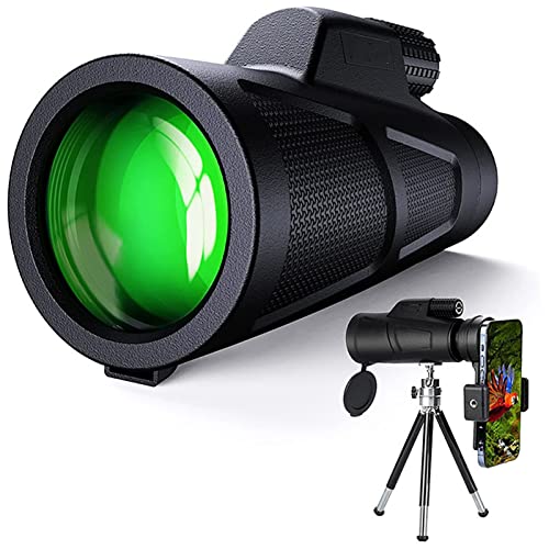 Telescopio monocular compacto retráctil con clip para teléfono miniatura 1