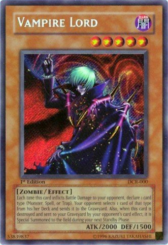 Vampire Ancient hearts トレーディングカード　未開封 Amazon.com: Yu-Gi-Oh! - Vampire Lord (DCR-000) - Dark Crisis