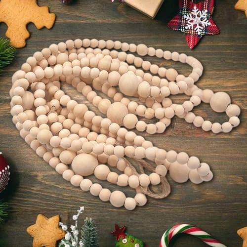 Cuentas de madera de Navidad de 12 pies: decora espacios grandes sin empalmes feos 4
