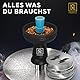 M. ROSENFELD Shisha Kopf Phunnel Set - Heat Management Silikon Kopf mit Smokebox HMD, Shisha Zubehör Kaminaufsatz für alle Wasserpfeifen Phunnel Kopf (Base)