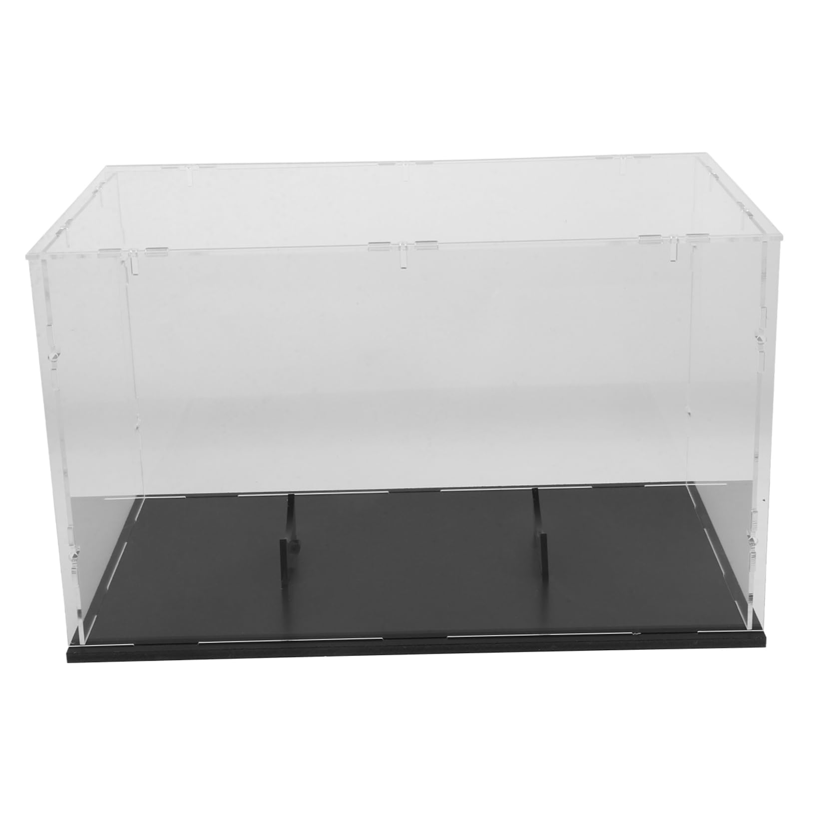 Alipis Vitrina Acrílica Transparente para Balones De Béisbol y Rugby Soporte Multiusos Caja De Almacenamiento