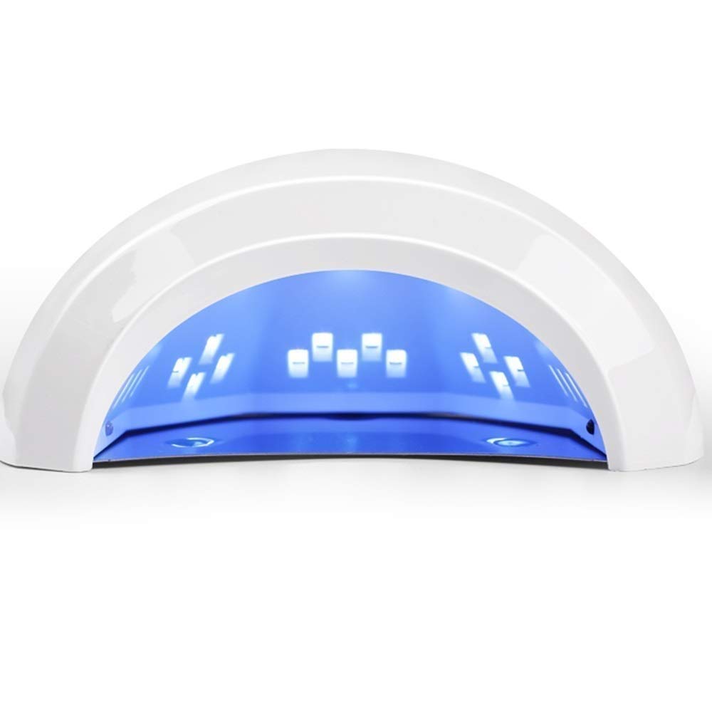 FAXIOAWA Lampada per Unghie a LED Essiccatore UV per Unghie 48W-24W Interruttore con impostazione Timer 10s/30s/60s e sensore Automatico per Smalto Gel