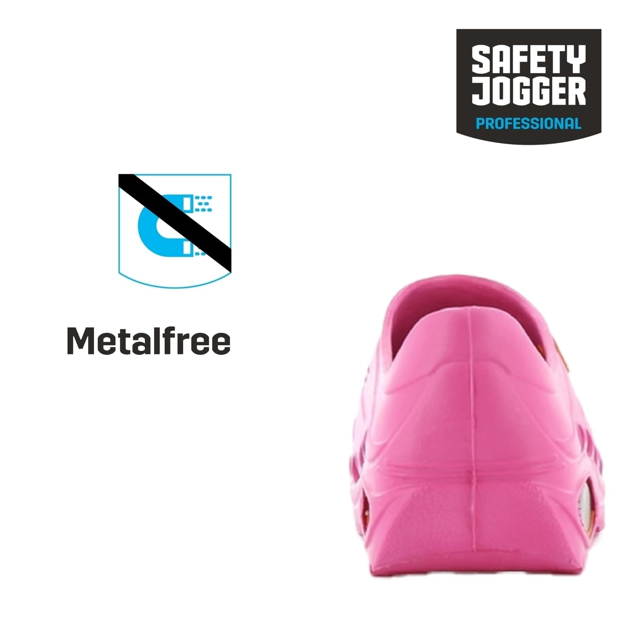 Safety Jogger Lightweight Clog Women - Slip On Clog for Men, Anti-Slip, Anti-Bacterial, Anti-Static and Anti-Fungal, Ideal for Hospital and Kitchen, Pink UK 4/5 6 51UcozH vL. SL1280