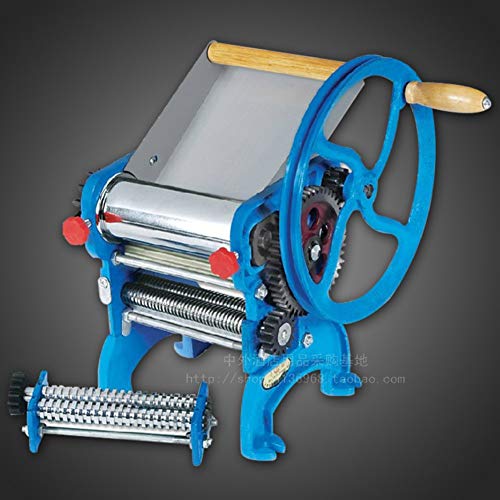 YXZQ Nudelmaschine aus Edelstahl, Pressnudelmaschine manuelle Walzmaschine handgekurbelte Nudelpressmaschine kleine… – Bild 3