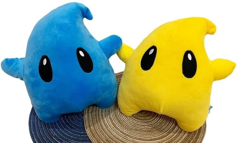 Miniatura 4 de All Star Collection Mario - Peluche de Lumalee amarillo súper suave, regalo de cumpleaños de Navidad para niños fanáticos de 10 pulgadas