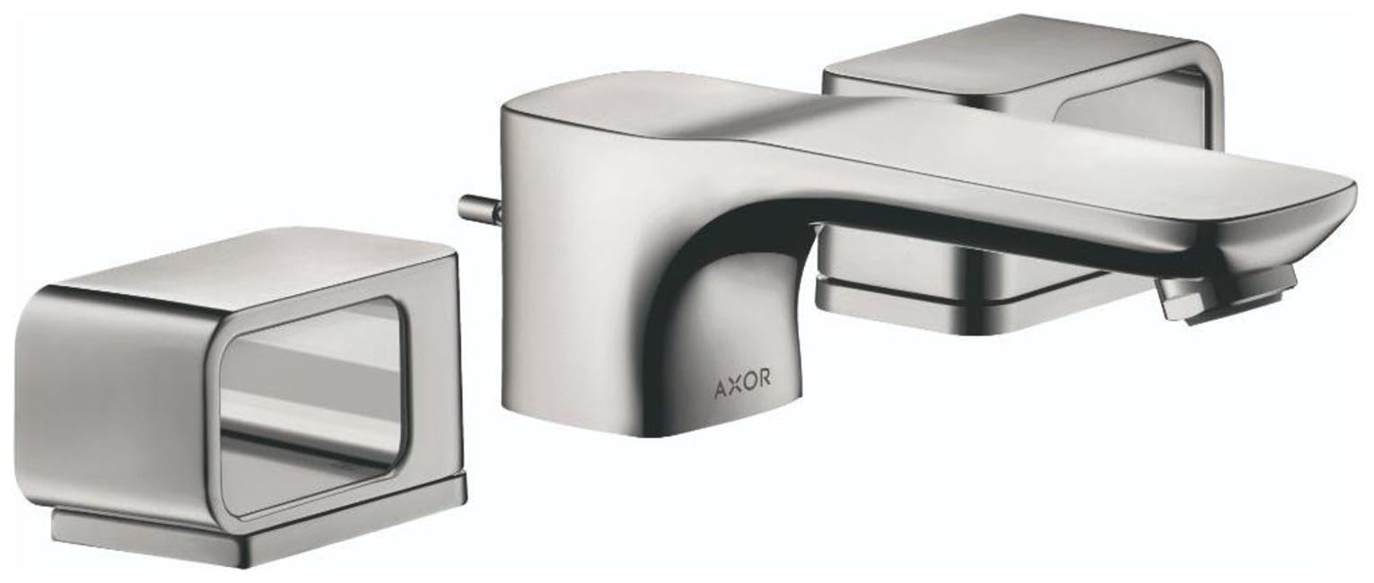AXOR Urquiola Modern Premium Hand Polished 2-Handle 3 2-inch Tall Bathroom Sink Faucet in Chrome 11041001