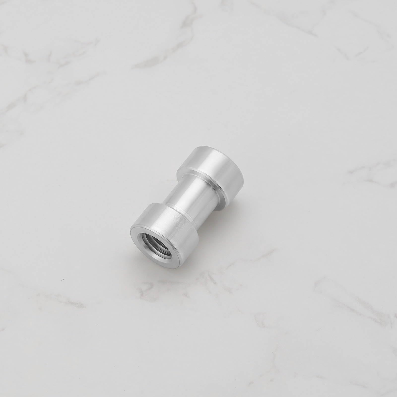 Adaptateur de Vis Femelle 1/4 "à 3/8" en Alliage d'aluminium Adaptateur de Conversion pour Support de Caméra Trépied Support de Convertisseur Fileté Argent 4 Pièces
