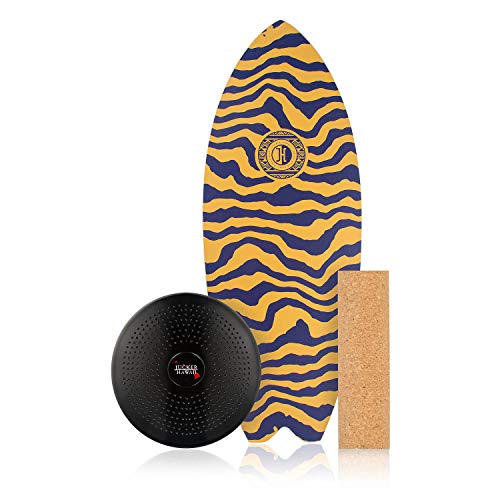 JUCKER HAWAII Balance Board Homerider Ocean Fourtwenty - Balanceboard Set inkl. Korkrolle und...