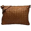 SH Leder Vintage gevlochten schoudertas clutch middelgrote tas avondtas gevlochten premium rundleer echt leer 30x21cm…