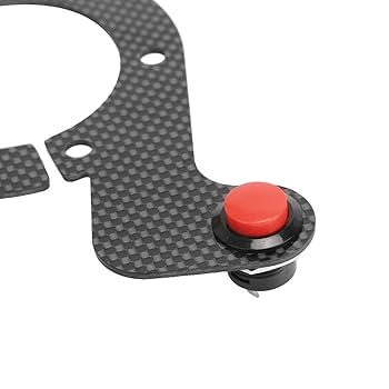 Pulsante Clacson In Fibra Di Carbonio Per Volante Nardi - Design Elegante E Facile Installazione - Foto 4