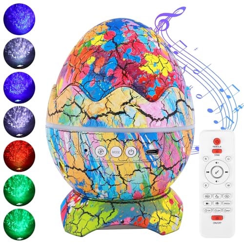 Image of Galaxy Projector, Star Projector for Bedroom with Bluetooth 5.0 Speaker Music, USB Charge Kids Night Light Ceiling Projector with Remote Control for Kids Room Adults Home Theater Party Room Decor