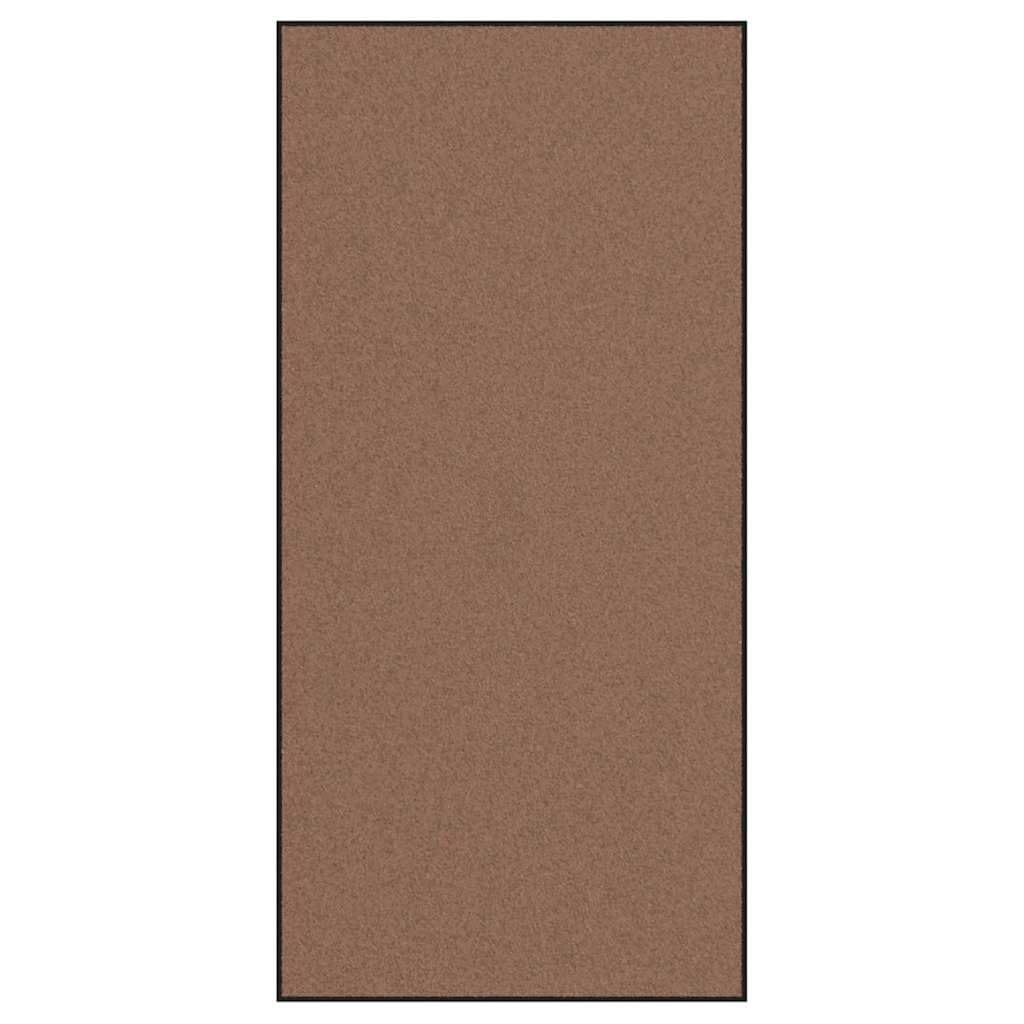 Fußmatte Braun Schwarz 120x250 cm Schmutzfangmatte Polyamid – Große Sauberlaufmatte Rechteckig für Eingangsbereich Innen und Außen – Robuster Türvorleger Wetterfest Belastbar