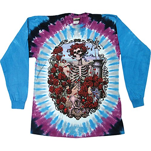 Liquid Blue Men's Grateful Dead 30Th Anniversary Long Sleeve T-Shirt, Multi, Medium