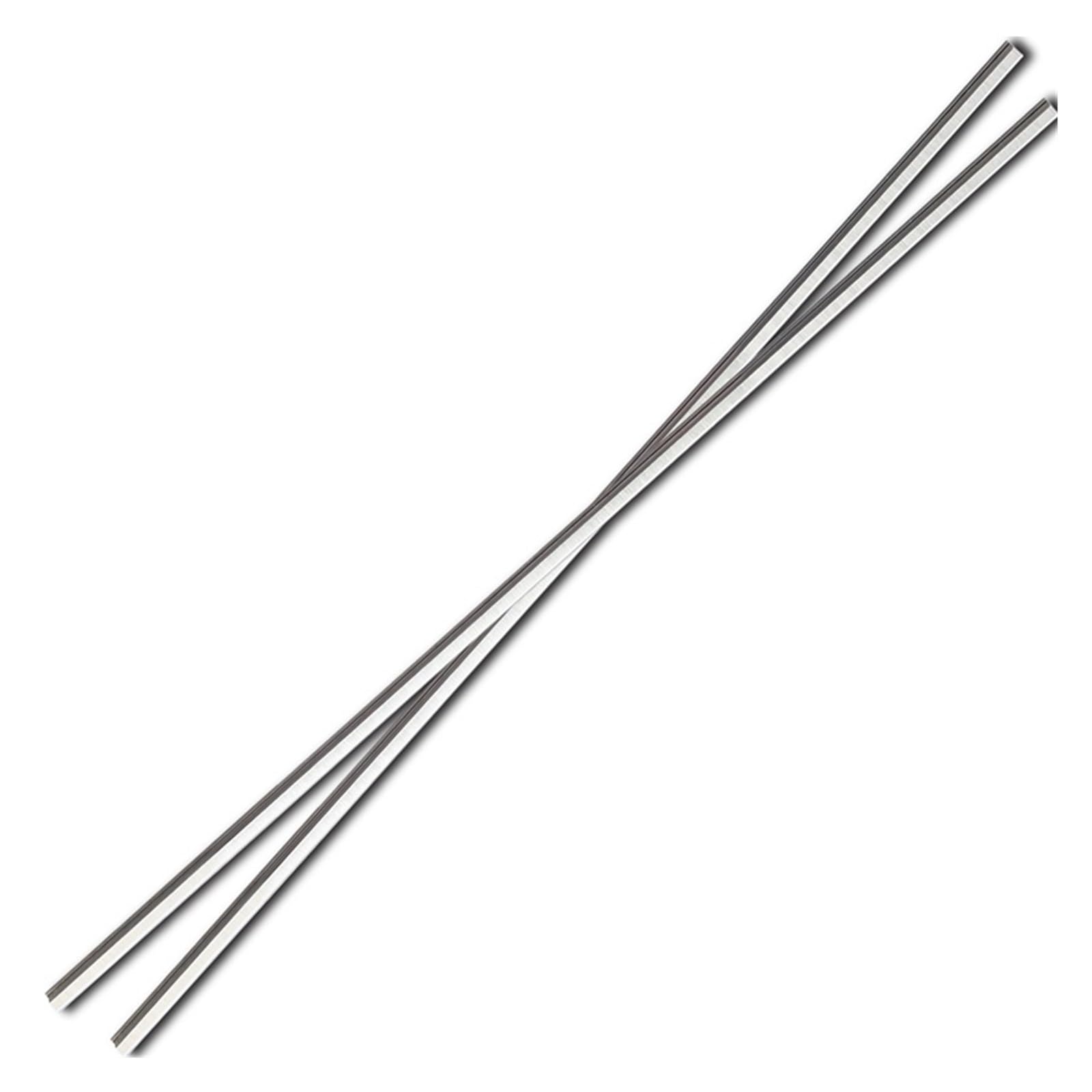 Cuchillas de Cepillo HSS Cuchillas de Repuesto for cepilladora HSS de 306 x 8 x 2,0 mm for cepilladora de Espesor 2012 y 2012NB con Tratamiento térmico de Doble Filo, Juego de 4 = 8 Piezas