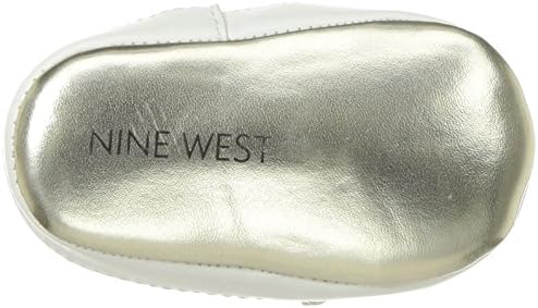 NINE WEST Baby-Girl's ODETTACRIB Crib Shoe, Gold Metallic Mesh, 1 Medium US Infant | Image 3