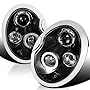 Spec-D Tuning Projector Headlights Black Compatible with 2002-2006 R50 MINI Cooper/Cooper S Hardtop/Hatchback, 2005-2008 R52 MINI Cooper/Cooper S Convertible  Left + Right Pair Headlamps Assembly