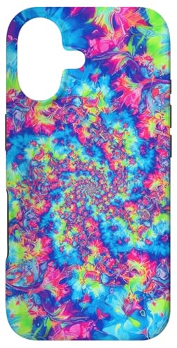 Abstract Rainbow Case Paint Swirl Trippy Colorful Art Case for