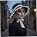 Vistnale Women's Pioneer Bonnet - Colonial Peasant Hat, Prairie Cap, Maid Cosplay Costume Accessory