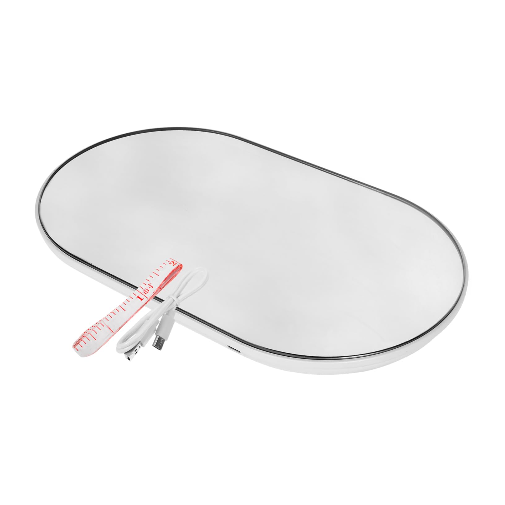 Hohopeti Báscula Digital Portátil para Pesaje de Viaje con Diseño Minimalista y Medidas Precisas para Hogar y Salud
