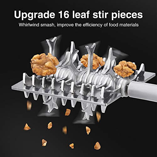 SYCOOVEN-Nut-Chopper-Manual-Nut-Grinder-Hand-Crank-For-All-Nuts-Walnut-Pecans-Hand-Held-Food-Shredder-Cutter-Mincer-Food-Shredder-Tool-for-Vegetables-Fruits-NutsWhite