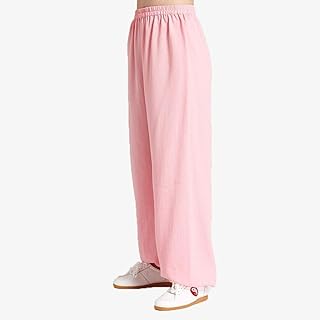 BODHIS Tai Chi Clothing Women men Tai Chi Pants For Women And Men Wing Chun Kung Fu Pants Light Supple Loose Martial Arts Practice Clothing Meditation Suit (Pink M)