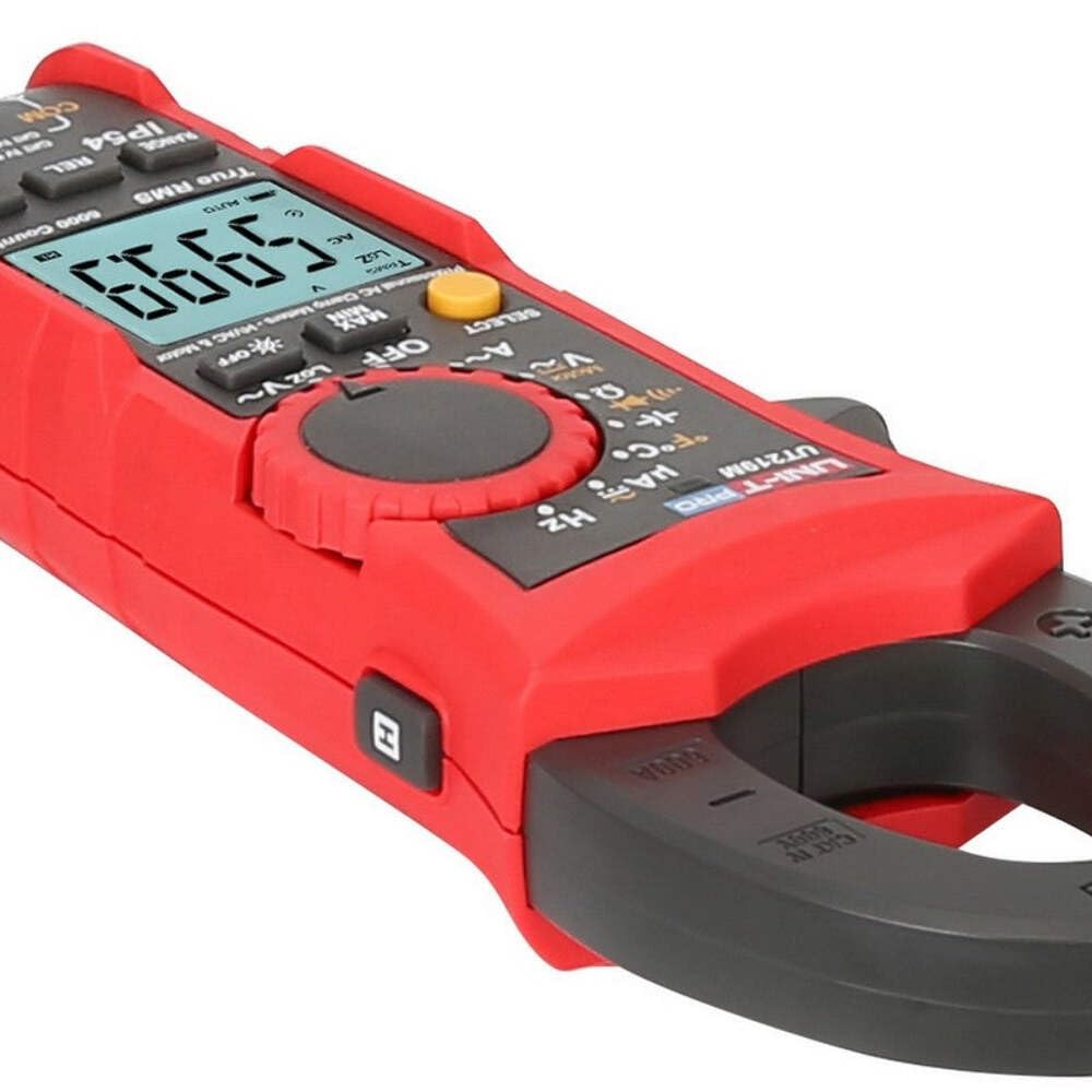 UNI-T UT219M Serie UT219 Professional Abrazadera Metro con IP65, 600A AC, 600 V AC/DC, 10Hz-10MHz, -40°C-1000° C/-40°F-1832° F