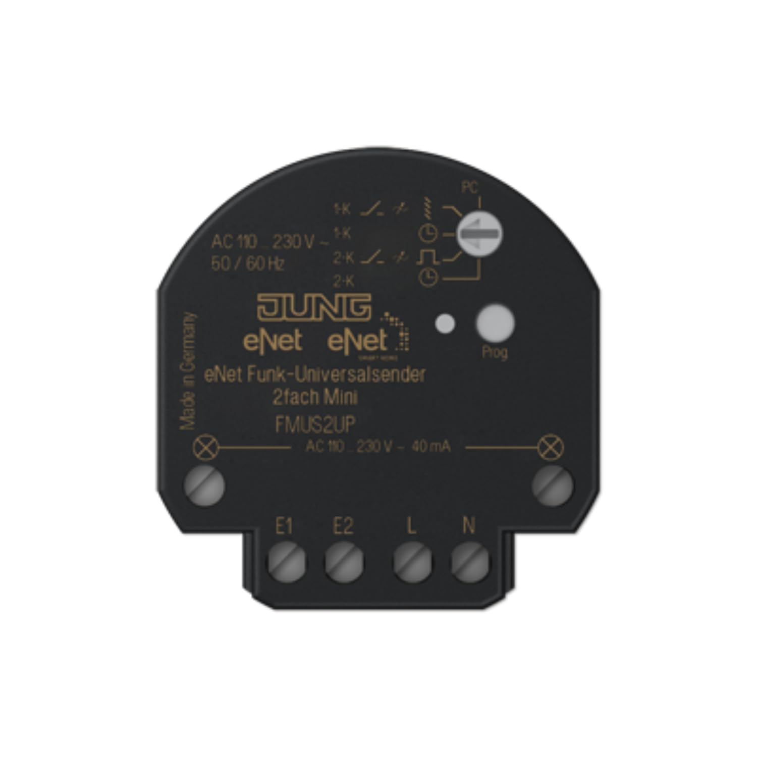 Capteur encastrable Jung fmus2up universel émetteur radio micromodule 2 canaux