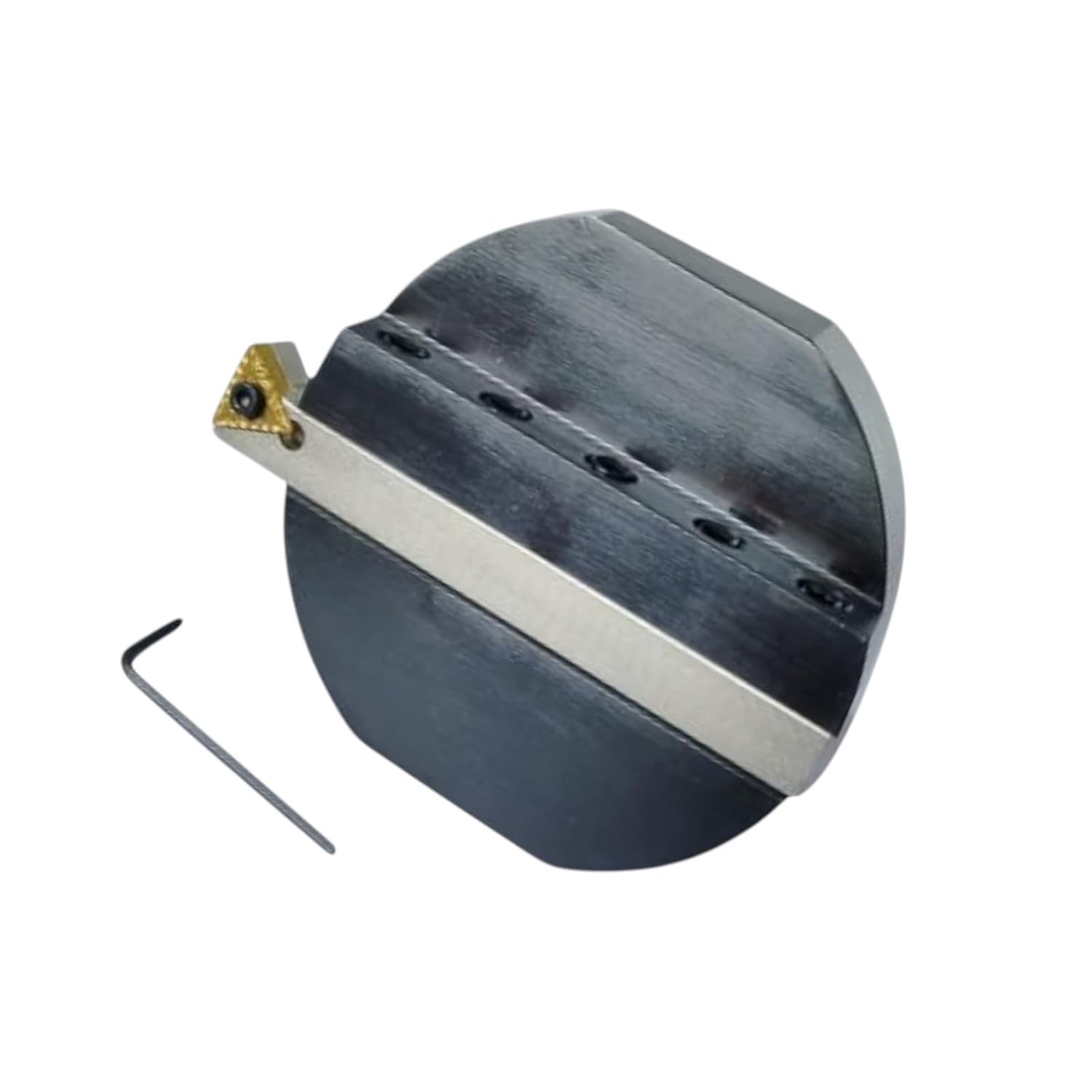 Fly Cutter 100mm with R8 Arbor – Complete Fly Cutter Set with 1/2" x 1/2" x 4" Carbide-Tipped Lathe Tool | Precision Facing Tool for Milling Machines, Alloy Heads & Metalworking