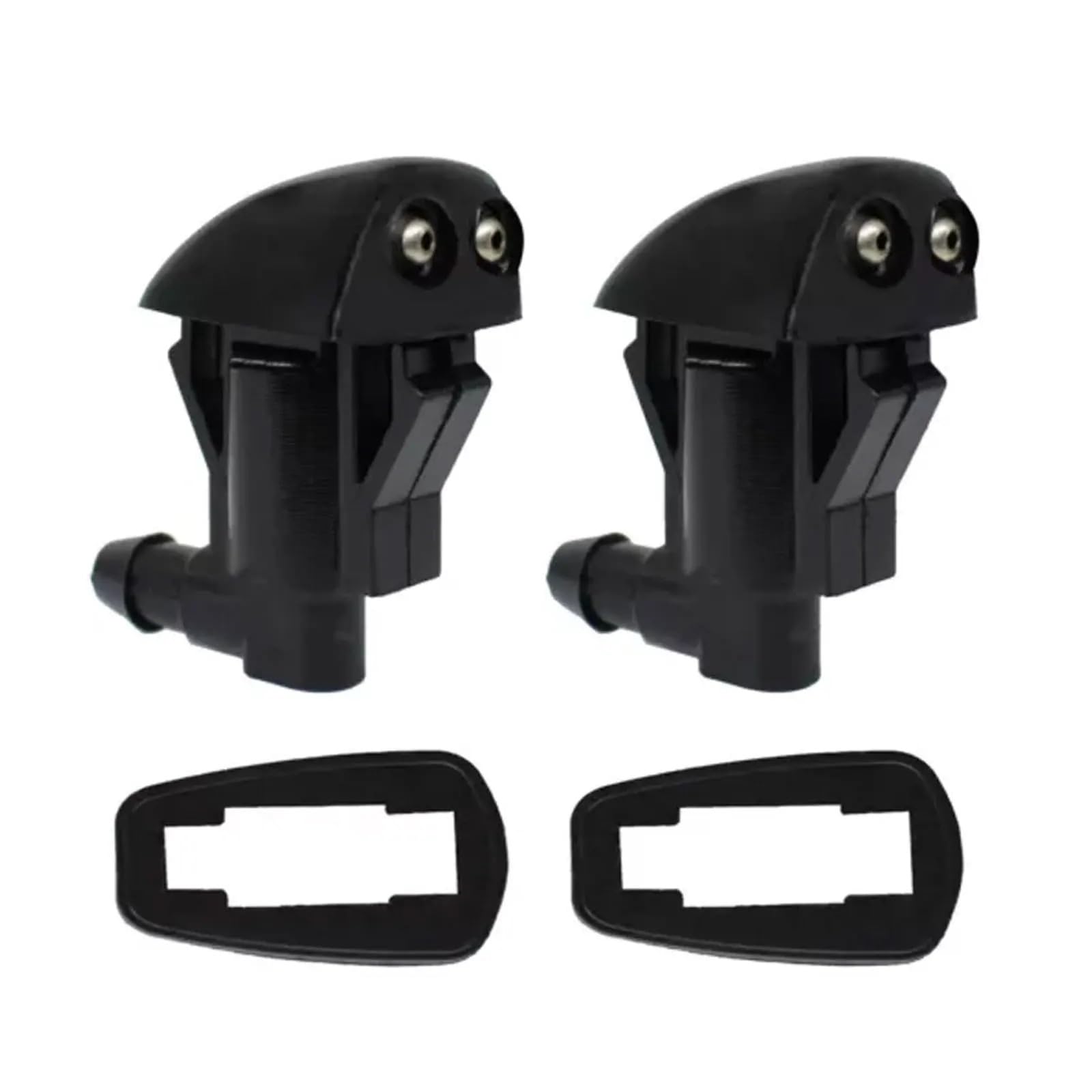 Pacgydk 2 Nozzles Car Windshield Nozzles Fit For Jeep Grand Cherokee 2005-2016 Windshield Wiper Washer Nozzle Spray Jet &Hose(2 Nozzles)