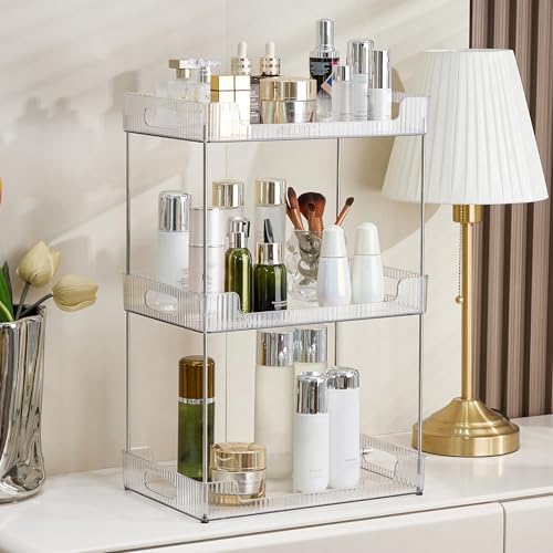 Goderewild 3 Tier Bathroom Counter Organizer, Multi-Purpose Cosme...