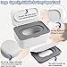 NOVWANG 3 Pack Baby Wipes Dispenser Wipes Holder with Lids, Keeps Wipes Fresh, Refillable Wipes Container with Sealing Design, Bathroom Tissues Wipes Case Box