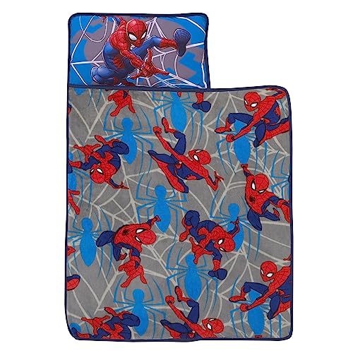 Tapis de sieste Spiderman NoJo enfant pour dortoir école rouge