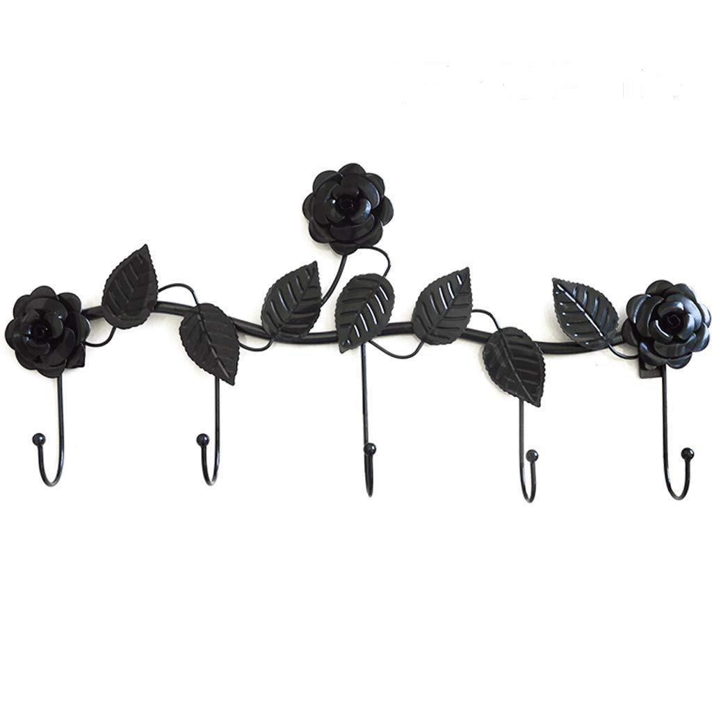 MRKU Coat Rack with Hooks Wall Mounted - Heavy Duty Metal Wall with 5,Hat