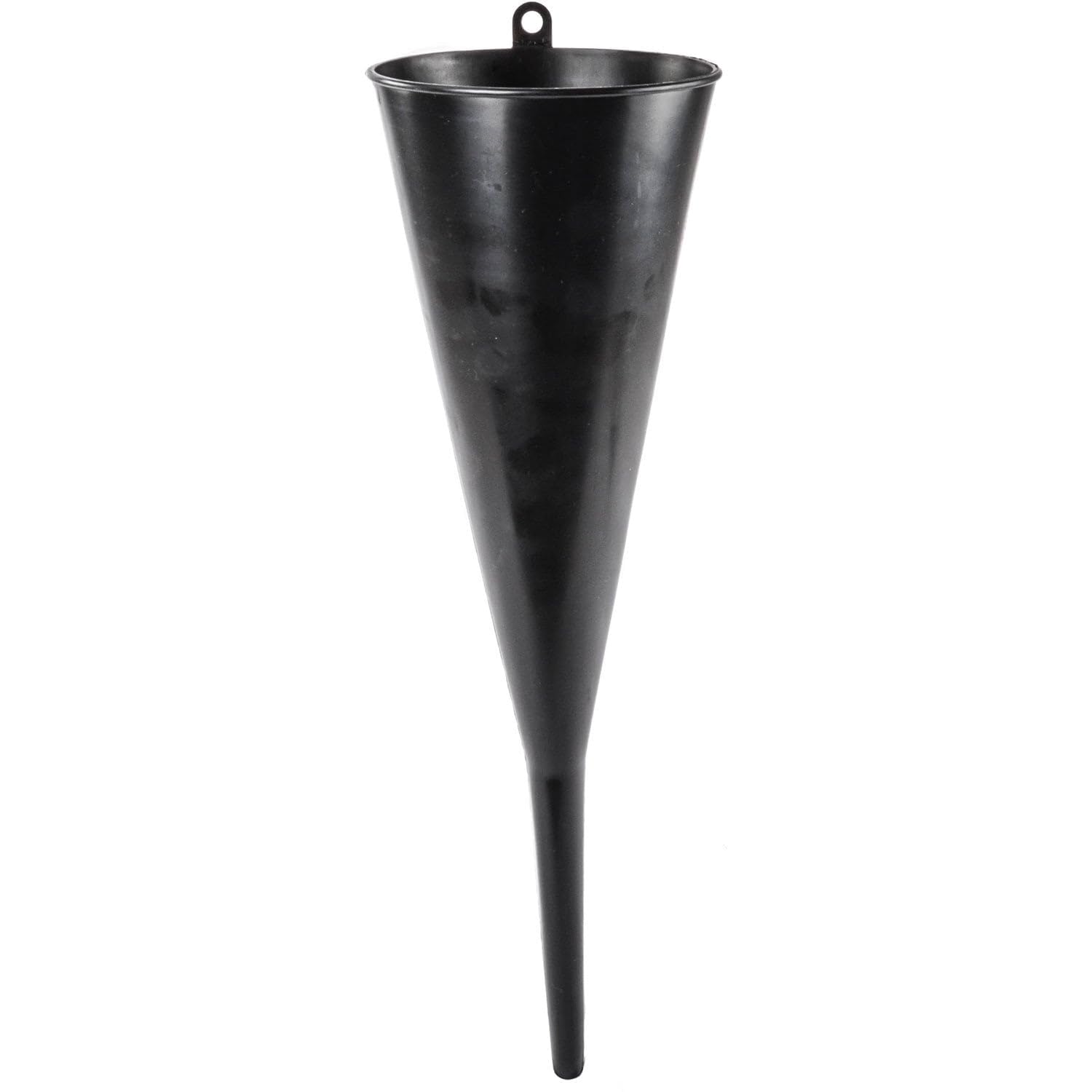 JEGS Funnel | 18 � Overall Length | Black | Plastic | for Use with Oil, Coolant and Gasoline Type Fluids
