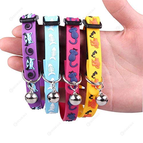 Pet GuardCat Kitten/Ferret/Rabbit Extra Small, SOFE Silicone Pet Whelping Collars with Bell - Non-Toxic, Environment-Friendly - Colorful TPU Collar for Small Pet Animals - 1 Piece Color May Vary (B08ZJFYFW7) Amazon Price History, Amazon Price Tracker