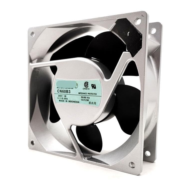 CN60B3 200V AC 14/12W 120x120x38mm Axial Fan 12CM for Industrial & Precision