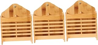 Abaodam 3 Peças Suporte De Grama De Coelho Alimentador De Feno De Madeira Cobaia Manjedoura De Feno De Madeira Alimentador De Furão Manjedoura De Comida Saco De Feno De Coelho Alimentador