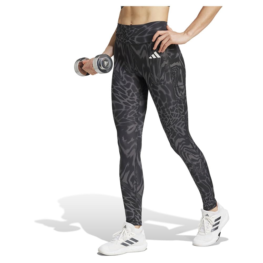 adidas Women's Mallas largas con Bolsillo Oculto Optimé Essentials