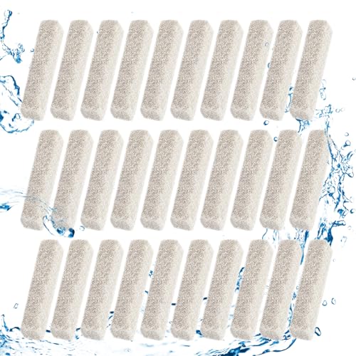 Iffitya 30 Count Ammonia Reducer Filter Pads for Aqueon - Replacement Filter Cartridges Small for Aqueon QuietFlow LED PRO Model 20 and 75
