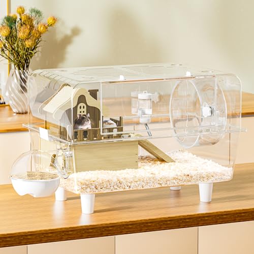 FUFUZOOIE 5s Assembly Hamster Cage 17 Double Decker Small Animal Habitat